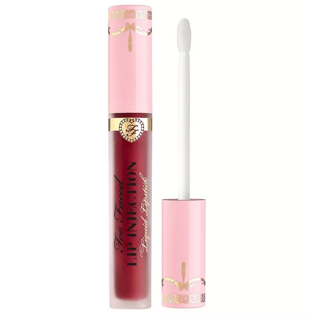 🆕️Too Faced Lip Injection Liquid Lipstick — Boom Boom Pow